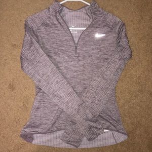 Purple Nike half-zip